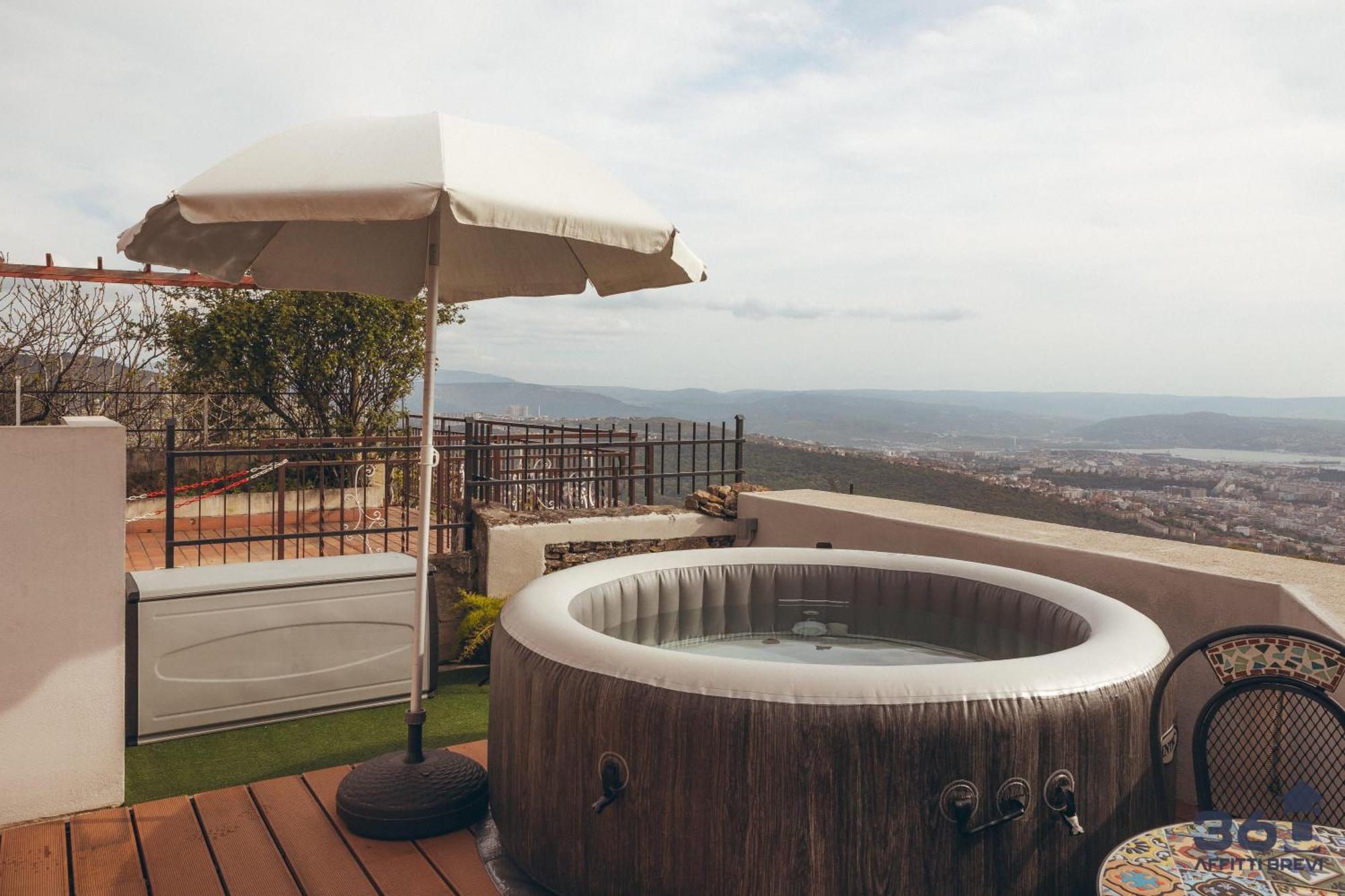 Trieste 10Min Dal Centro Villa Privata Con Jacuzzi ภายนอก รูปภาพ
